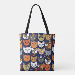 Bolso De Tela Gatos Kitty Día a Día