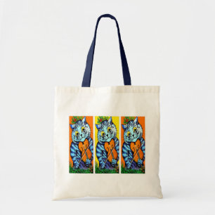 Bolso De Tela Gatos que tocan el violín de Louis Wain