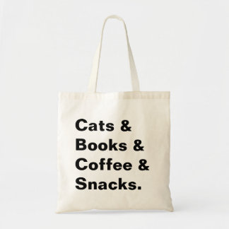 Bolso De Tela Gatos y tote de los libros