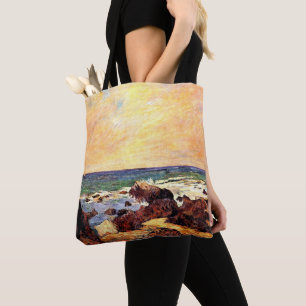 Bolso De Tela Gauguin - Rocas y mar, 1886, pintura