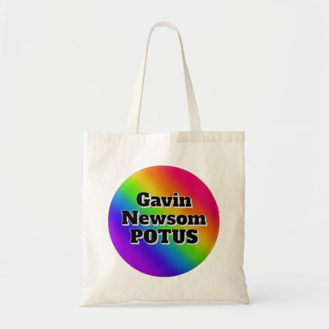 Bolso De Tela Gavin Newsom POTUS (Frente)