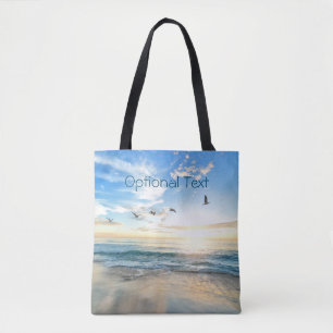 Bolso De Tela Gaviotas de playa matutinas