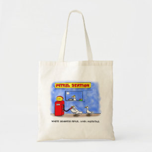 Bolso De Tela Gaviotas marinas divertidas petrel humor personali
