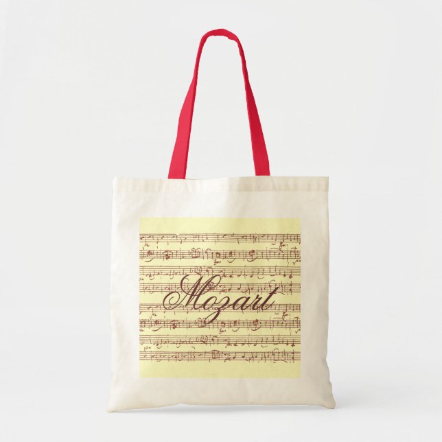 Bolso De Tela Gavotte de Mozart - tote del presupuesto (Frente)