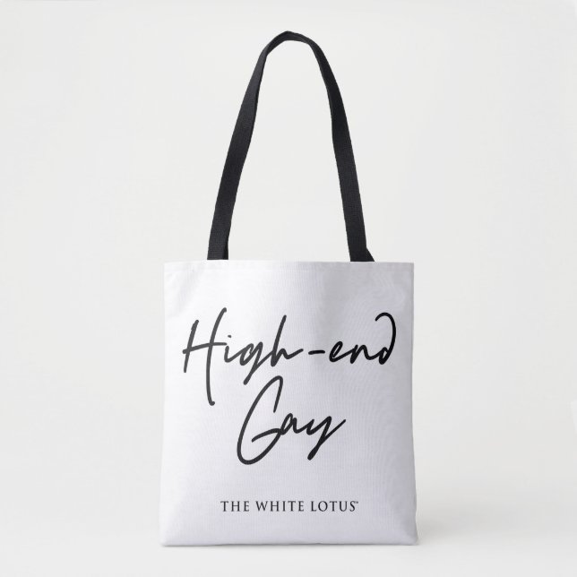 Bolso De Tela Gay de gama alta - El Lotus blanco (Anverso)
