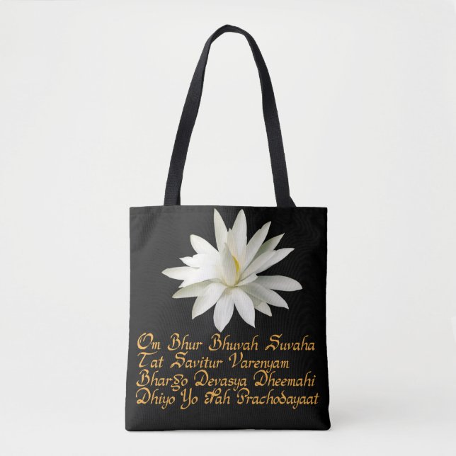 Bolso De Tela Gayatri mantra (Anverso)