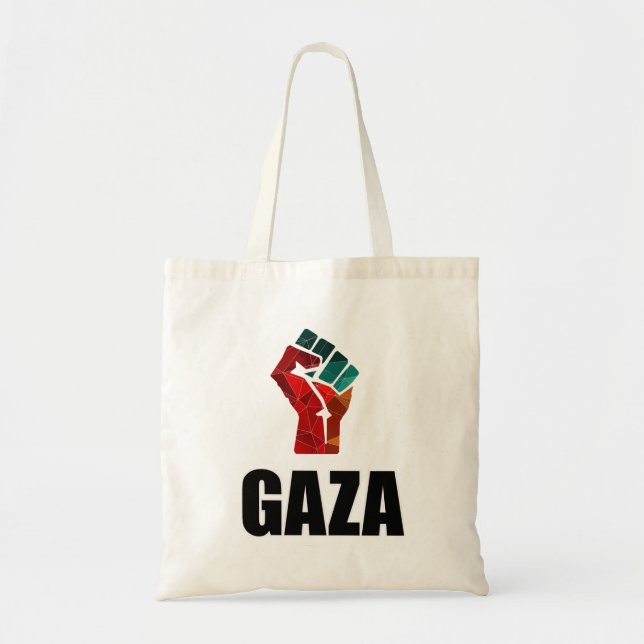 Bolso De Tela Gaza Libre Palestina (Frente)