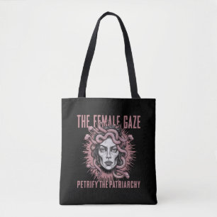 Bolso De Tela Gaze Petrify El Patriarcado Medusa