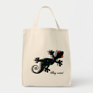 Bolso De Tela Gecko gracioso - Lizard Lover Regalos