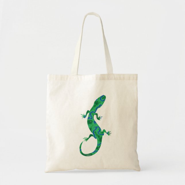 Bolso De Tela Gecko verde (Frente)