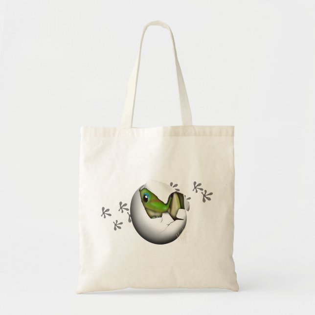 Bolso De Tela Geco bebé en huevo  (Frente)