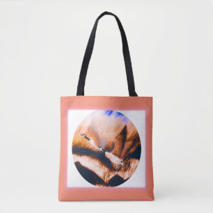 Bolso De Tela Geese en rosa