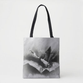 Bolso De Tela Geese gris