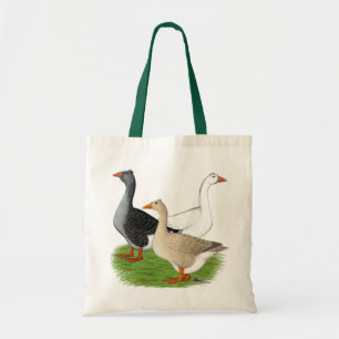 Bolso De Tela Geese: Trio desquiciado