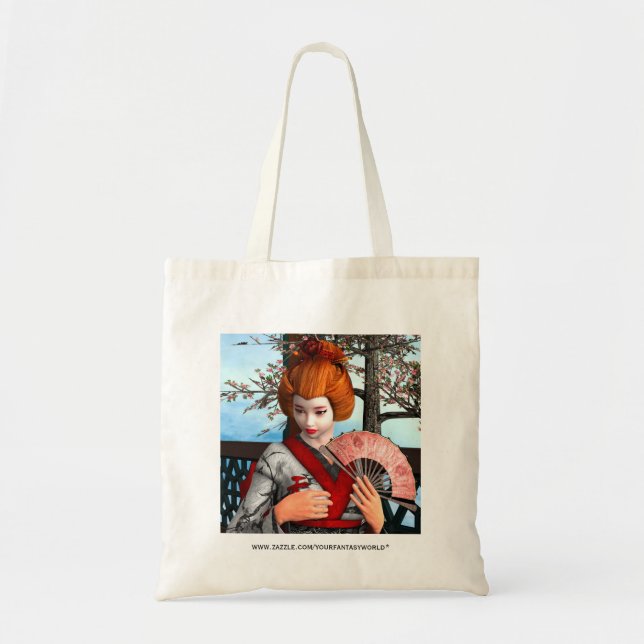 Bolso De Tela Geisha (Frente)