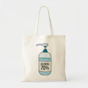Bolso De Tela Gel Sanitizer de mano con 70% de alcohol