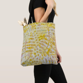 Bolso De Tela Gelli Printed Golden Leaves