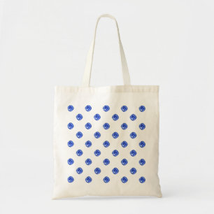 Bolso De Tela Gemas de zafiro azul