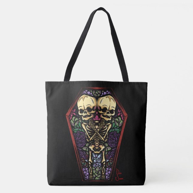 Bolso De Tela gemelos unidos (Anverso)