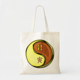 Bolso De Tela Gemini & Wood Tiger
