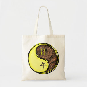 Bolso De Tela Gemini y el caballo de la Tierra