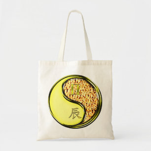 Bolso De Tela Gemini y el dragón de fuego