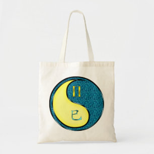 Bolso De Tela Gemini y serpiente de agua