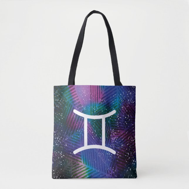 Bolso De Tela Gemini Zodiac Tote Bag (Anverso)