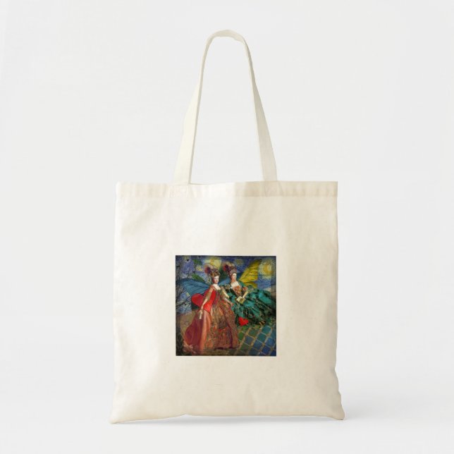 Bolso De Tela Géminis Gítico clásico Mujer mariposa (Frente)