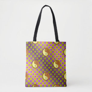 Bolso De Tela Géminis y Jabalí de Madera