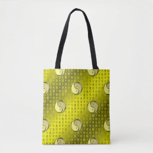 Bolso De Tela Géminis y Mono de Metal