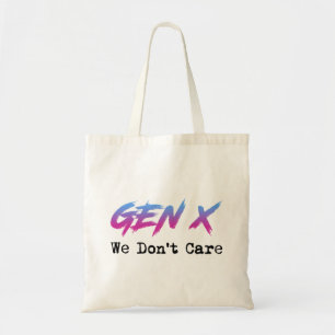 Bolso De Tela Gen X - No Nos Importa