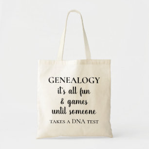 Bolso De Tela Genealogía Divertida Prueba de ADN Historia Famili