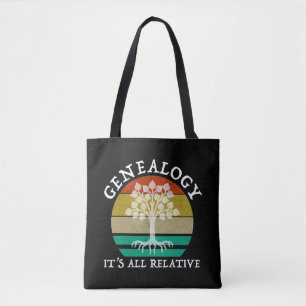 Bolso De Tela Genealogía - Todo es relativo