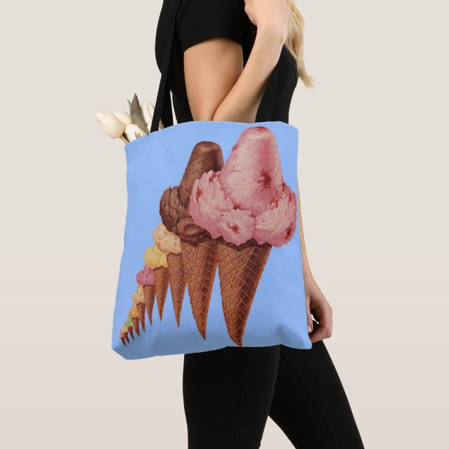 Bolso De Tela generaciones de helados (Detalle)