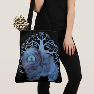 Bolso De Tela GENES FADERADOS, árbol de la vida de las vacas - N