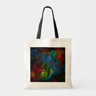 Bolso De Tela Genesis Blue Abstract Art Tote Bag