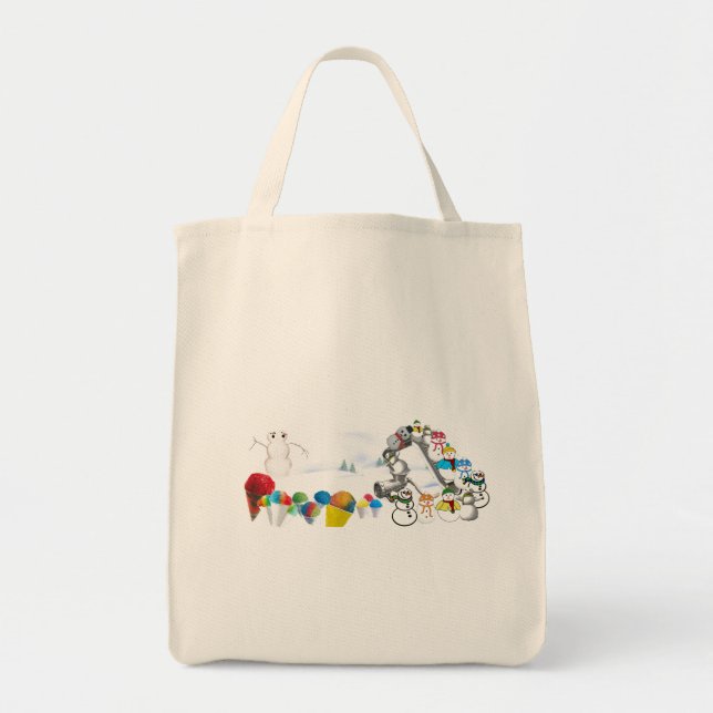 Bolso De Tela Génesis de Snowcone (Frente)