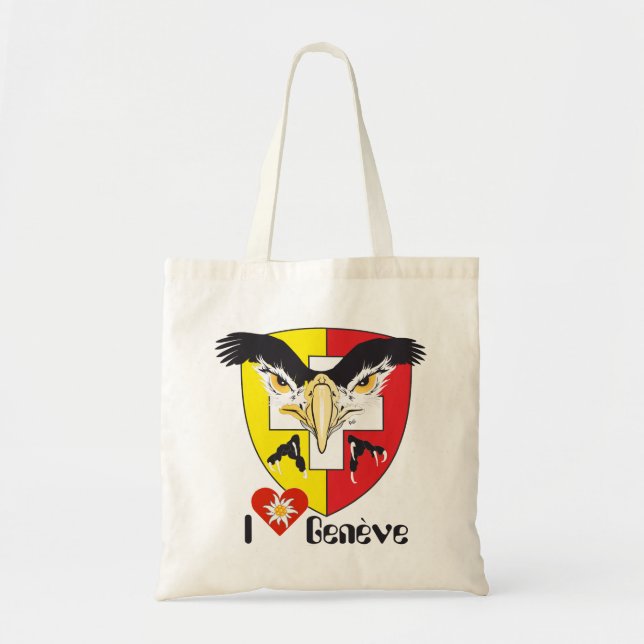Bolso De Tela Genf / Genève Schweiz Suisse Svizzera Tasche (Frente)