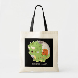 Bolso De Tela genial unisex niños dinosaurio agregar nombre Hall