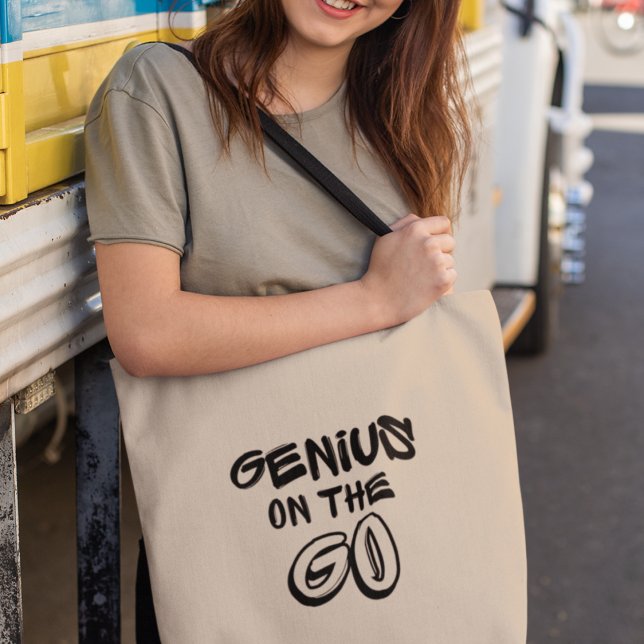 Bolso De Tela Genio en el regalo de los estudiantes de graduació (Make it yours now and embrace your inner genius!)