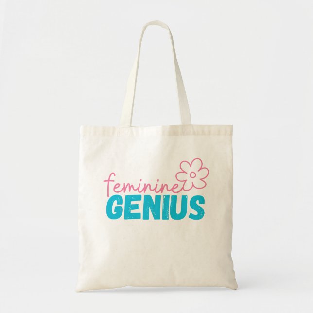 Bolso De Tela Genio femenino (Frente)