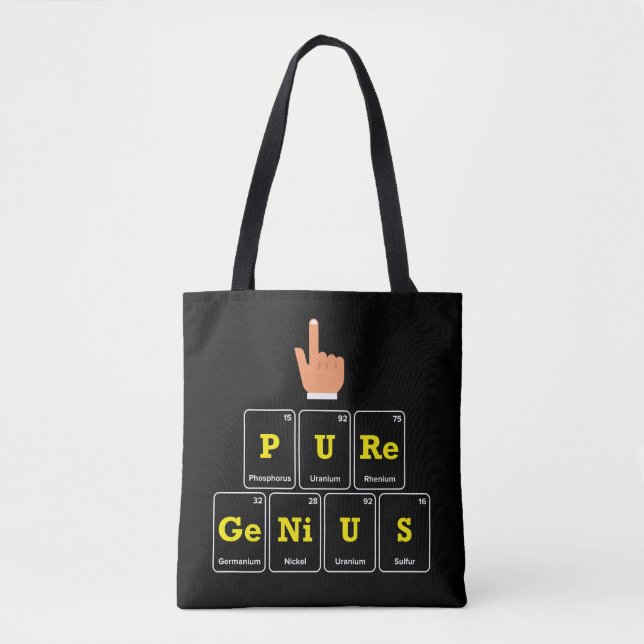 Bolso De Tela Genio puro (Anverso)