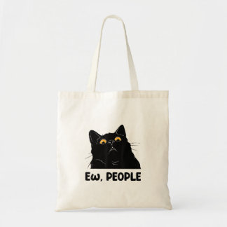 Bolso De Tela Gente asquerosa Gato negro divertido para mujeres 