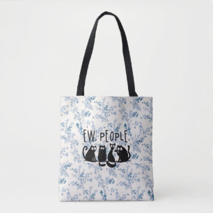 Bolso De Tela Gente Asquerosa Gatos Negros Divertidos Maullantes