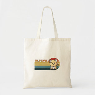 Bolso De Tela Gente Divertida Linda Enojada Gatos