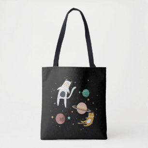 Bolso De Tela Gente espacial y planeta