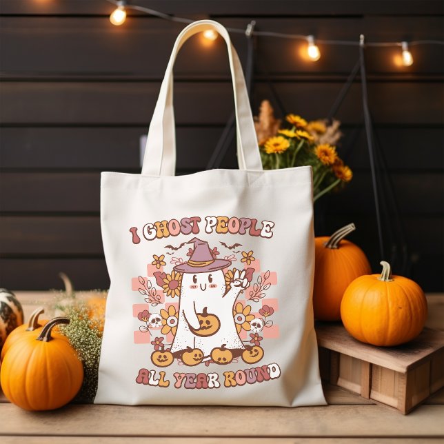 Bolso De Tela Gente fantasma durante todo el año groovy Hallowee (Subido por el creador)