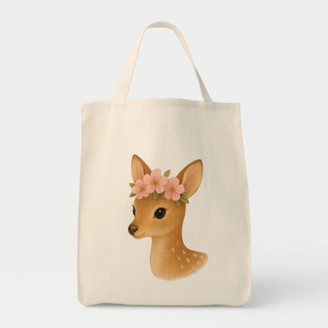 Bolso De Tela Gentle Deer Magic (Frente)