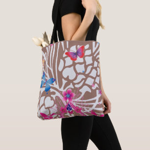 Bolso De Tela Gentle Grace Kaleidoscop Leche Chocolate Cremosa C